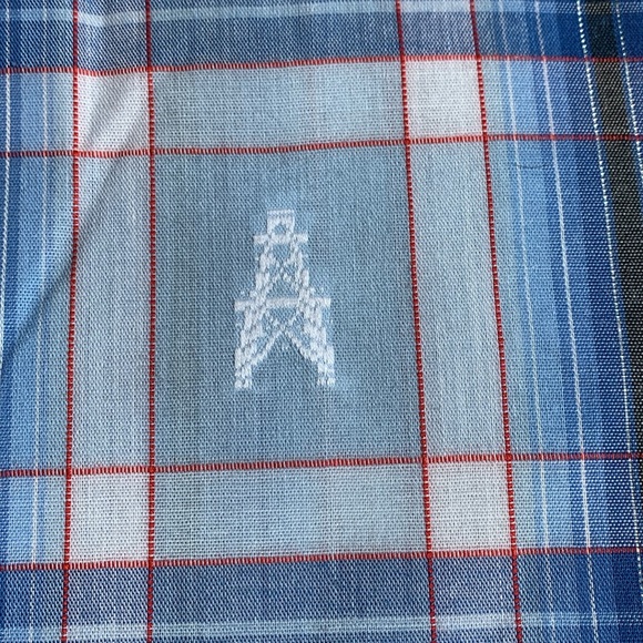 Vintage oil derrick pump fabric by the yard, dead stock nwot 3 yards RARE - Picture 2 of 4